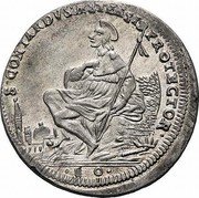 Italy 1/2 Ducato (Rinaldo d'Este) S CONTARDVS ASTENSIS PROTECTOR O coin reverse Italy 1/2 Ducato (Rinaldo d'Este) S CONTARDVS ASTENSIS PROTECTOR O coin reverse