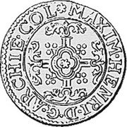 Belgium 1/2 Escalin (Liege) KM# 75 MAXIM HENRI D G ARCHIE COL coin obverse Belgium 1/2 Escalin (Liege) KM# 75 MAXIM HENRI D G ARCHIE COL coin obverse