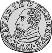 Belgium 1/2 Liard (Ernst) KM# 8 ERNESTVS DVX BAVARIE coin obverse Belgium 1/2 Liard (Ernst) KM# 8 ERNESTVS DVX BAVARIE coin obverse