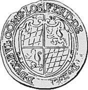 Belgium 1/2 Real (Ferdinand of Bavaria) KM# F35.1 FERD DE GRA DVX EP LEOD DVX BVL COMS LOS coin obverse Belgium 1/2 Real (Ferdinand of Bavaria) KM# F35.1 FERD DE GRA DVX EP LEOD DVX BVL COMS LOS coin obverse