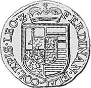 Belgium 1/2 Real (Ferdinand of Bavaria) KM# C35 FERDINA ELEC COL EPIS LEO Z coin obverse Belgium 1/2 Real (Ferdinand of Bavaria) KM# C35 FERDINA ELEC COL EPIS LEO Z coin obverse