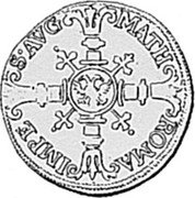 Belgium 1/2 Real (Ferdinand of Bavaria) KM# C35 MATH ROMA IMPE S AVG coin reverse Belgium 1/2 Real (Ferdinand of Bavaria) KM# C35 MATH ROMA IMPE S AVG coin reverse