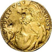 Italy 1/2 Scudo d'Oro (Clement XI) S PETRVS APOST coin obverse Italy 1/2 Scudo d'Oro (Clement XI) S PETRVS APOST coin obverse