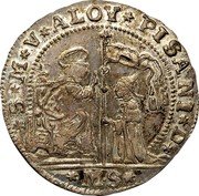 Italy 1/8 Ducato Alvise Pisani. Trial Strike ND (1735-1737) MS KM# Pn117 S M V ALOY PISANI D M S coin obverse Italy 1/8 Ducato Alvise Pisani. Trial Strike ND (1735-1737) MS KM# Pn117 S M V ALOY PISANI D M S coin obverse