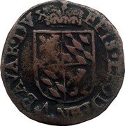 Belgium 1 Aidant (Ernest of Bavaria) KM# 10 EPIS LEODIEN V BAVAR DVX coin reverse