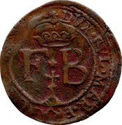 Belgium 1 Aidant (Ferdinand of Bavaria) KM# 42 DVX BVL MAR FRANCH CO LO HO Z coin reverse Belgium 1 Aidant (Ferdinand of Bavaria) KM# 42 DVX BVL MAR FRANCH CO LO HO Z coin reverse