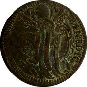 Italy 1 Baiocco (Benedict XIV Wavy shield.) BENEDICT XIV P M coin obverse Italy 1 Baiocco (Benedict XIV Wavy shield.) BENEDICT XIV P M coin obverse
