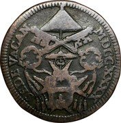 Italy 1 Baiocco (Sede Vacante) SEDE VACAN MDCCXXXX coin obverse Italy 1 Baiocco (Sede Vacante) SEDE VACAN MDCCXXXX coin obverse