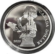 Canada Dollar Kathleen Kit Coleman 2023  Proof CANADA DOLLAR 2023 coin reverse Canada Dollar Kathleen Kit Coleman 2023  Proof CANADA DOLLAR 2023 coin reverse