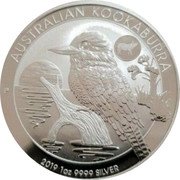 Australia 1 Dollar Kookaburra with Pig Privy Mark 2019 ELIZABETH II AUSTRALIA JC 1 DOLLAR coin reverse