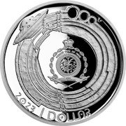 Niue 1 Dollar Vladimir Remek 2023Â CM Proof CM PUBLIC SEAL OF NIUE ATUA NIUE TUKULAGI 2023 1 DOLLAR coin obverse Niue 1 Dollar Vladimir Remek 2023Â CM Proof CM PUBLIC SEAL OF NIUE ATUA NIUE TUKULAGI 2023 1 DOLLAR coin obverse