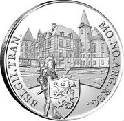 Netherlands 1 Ducat (Dutch Castles - Twickel Castle) MO NO ARG REG BELGII TRAN coin reverse Netherlands 1 Ducat (Dutch Castles - Twickel Castle) MO NO ARG REG BELGII TRAN coin reverse