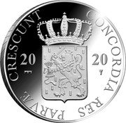 Netherlands 1 Ducat (Kasteel Muiderslot) CONCORDIA RES PARVAE CRESCUNT 20 20 coin obverse Netherlands 1 Ducat (Kasteel Muiderslot) CONCORDIA RES PARVAE CRESCUNT 20 20 coin obverse