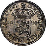 Netherlands 1 Ducat (Piedfort) KM# P28 CONCORDIA RES PARVAE CRESCUNT 16 94 coin reverse Netherlands 1 Ducat (Piedfort) KM# P28 CONCORDIA RES PARVAE CRESCUNT 16 94 coin reverse