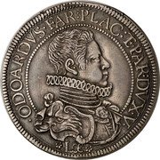 Italy 1 Ducatone (Odoardo Farnese) ODOARDVS FAR PLAC ET PAR DVX V coin obverse Italy 1 Ducatone (Odoardo Farnese) ODOARDVS FAR PLAC ET PAR DVX V coin obverse