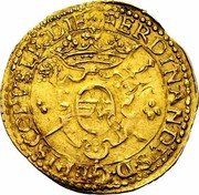 Belgium 1 ECU D'or Ferdinand of Bavaria. Arms in Oval 1613  KM# 49 FERDINANDVS D G EPISCOPVS LEODIE coin obverse Belgium 1 ECU D'or Ferdinand of Bavaria. Arms in Oval 1613  KM# 49 FERDINANDVS D G EPISCOPVS LEODIE coin obverse