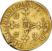 Belgium 1 Ecu Ferdinand of Bavaria Bouillon 1613  SVPREMVS DVX BVLLONIENSIS 1613 coin reverse Belgium 1 Ecu Ferdinand of Bavaria Bouillon 1613  SVPREMVS DVX BVLLONIENSIS 1613 coin reverse