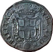 Italy 1 Fiorino (Carlo Emanuele I 3rd Type) EXSPECTA DM VIRILIT AGE coin reverse Italy 1 Fiorino (Carlo Emanuele I 3rd Type) EXSPECTA DM VIRILIT AGE coin reverse