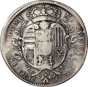 Italy 1 Francescone, (Francesco I) IN LE DOMI NE SPERA PISIS 1738 coin reverse Italy 1 Francescone, (Francesco I) IN LE DOMI NE SPERA PISIS 1738 coin reverse