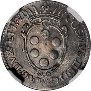 Italy 1 Giulio (Cosimo III) COSMVS III D G MAX DVX ETR VI coin obverse Italy 1 Giulio (Cosimo III) COSMVS III D G MAX DVX ETR VI coin obverse
