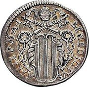 Italy 1 Grosso (Benedict XIV) KM# 926a BENEDICTVS XIIII P M A I coin obverse Italy 1 Grosso (Benedict XIV) KM# 926a BENEDICTVS XIIII P M A I coin obverse