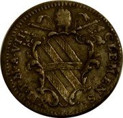 Italy 1 Grosso (Clement XII - Cartouche) CLEMENS XII P M A VII coin obverse Italy 1 Grosso (Clement XII - Cartouche) CLEMENS XII P M A VII coin obverse