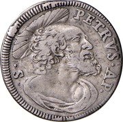 Italy 1 Grosso (Innocent XI St. Peter) S PETRVS AP coin reverse Italy 1 Grosso (Innocent XI St. Peter) S PETRVS AP coin reverse