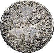 Italy 1 Lira (Francesco I) AVERTISTI IRAM INDIGNACIONIS coin reverse Italy 1 Lira (Francesco I) AVERTISTI IRAM INDIGNACIONIS coin reverse