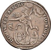 Italy 1 Osella (Alvise Mocenigo II) X# 207 DOMINI EST ASSUMP TIO NOSTRA coin reverse