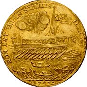 Italy 1 Osella Alvise Mocenigo III 1727 PQ VI X# 254 NON EST INVEN SIMILIS ILLI 1727 coin reverse