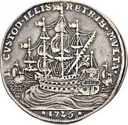 Italy 1 Osella (Alvise Mocenigo III) X# 253 IN CVSTOD ILLIS RETRIB MVLTA 1726 coin reverse Italy 1 Osella (Alvise Mocenigo III) X# 253 IN CVSTOD ILLIS RETRIB MVLTA 1726 coin reverse
