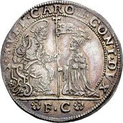 Italy 1 Osella (Carlo Contarini) X# 144 S M VEN CAROL CONT DVX F C coin obverse