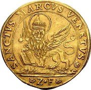 Italy 1 Osella (Carlo Ruzzini) X# 269 SANCTVS MARCVS VENETVS Z F coin obverse Italy 1 Osella (Carlo Ruzzini) X# 269 SANCTVS MARCVS VENETVS Z F coin obverse