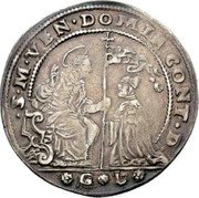 Italy 1 Osella (Domenico Contarini) X# 162 S M VEN DOMIN CONT D G L coin obverse Italy 1 Osella (Domenico Contarini) X# 162 S M VEN DOMIN CONT D G L coin obverse
