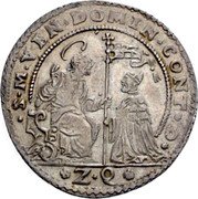 Italy 1 Osella (Domenico Contarini) S M VEN DOMIN CONT D Z Q coin obverse