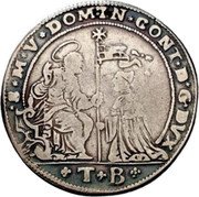 Italy 1 Osella (Domenico Contarini) X# 150 S M V DOMIN CONT D G DVX T B coin obverse