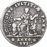 Italy 1 Osella (Figure of Justice) X# 164 ANNO XVI OPVS IVSTITIÆ PAX coin reverse Italy 1 Osella (Figure of Justice) X# 164 ANNO XVI OPVS IVSTITIÆ PAX coin reverse