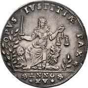 Italy 1 Osella (Figure of Justice) X# 163 ANNO XV OPVS IVSTITIÆ PAX coin reverse Italy 1 Osella (Figure of Justice) X# 163 ANNO XV OPVS IVSTITIÆ PAX coin reverse