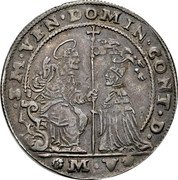 Italy 1 Osella (Figure of Justice With Scales) S M VEN DOMIN CONT D M V coin obverse Italy 1 Osella (Figure of Justice With Scales) S M VEN DOMIN CONT D M V coin obverse