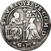 Italy 1 Osella Founding of Venice ND (1681) GM X# 175 GM S M V ALOYSIVS CON D coin obverse Italy 1 Osella Founding of Venice ND (1681) GM X# 175 GM S M V ALOYSIVS CON D coin obverse