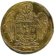 Italy 1 Osella (Francesco Erizzo) FRANCIS ERICO V D MVNVS ANNO II D M coin obverse Italy 1 Osella (Francesco Erizzo) FRANCIS ERICO V D MVNVS ANNO II D M coin obverse