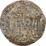 Italy 1 Osella Francesco Loredan 1757 - VI GB X# 312 S M V FRANC LAVRED D V FOEDERIS ARCA G B coin obverse Italy 1 Osella Francesco Loredan 1757 - VI GB X# 312 S M V FRANC LAVRED D V FOEDERIS ARCA G B coin obverse