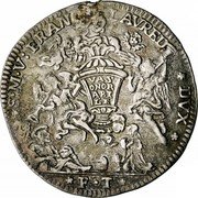 Italy 1 Osella (Francesco Loredan) S M V FRANC LAVRED DVX F T coin obverse Italy 1 Osella (Francesco Loredan) S M V FRANC LAVRED DVX F T coin obverse