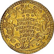 Italy 1 Osella Francesco Loredan 1757 - VI GB X# 311 FRANCIS LAVREDANI PRINCIPIS MVNVS. ANNO. VI 17 87 coin reverse Italy 1 Osella Francesco Loredan 1757 - VI GB X# 311 FRANCIS LAVREDANI PRINCIPIS MVNVS. ANNO. VI 17 87 coin reverse