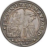 Italy 1 Osella Francesco Morosini ND (1689)  II X# 190 S M VEN FRAN MAVROC D ANNO II Z Q coin obverse Italy 1 Osella Francesco Morosini ND (1689)  II X# 190 S M VEN FRAN MAVROC D ANNO II Z Q coin obverse