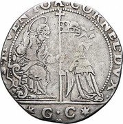 Italy 1 Osella Giovanni Corner I ND (1628) GC IIII X# 117 S M VEN IOA CORNEL DVX G C coin obverse Italy 1 Osella Giovanni Corner I ND (1628) GC IIII X# 117 S M VEN IOA CORNEL DVX G C coin obverse