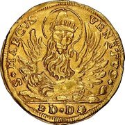 Italy 1 Osella Giovanni Corner II MDCCXVI (1716) - VIII DD X# 235 S MARCVS VENETVS D D coin obverse