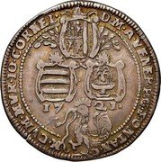 Italy 1 Osella (Giovanni Corner II) X# 35 M CVM MVR IO CORNEL D M A VENER P G FONTAN O coin obverse