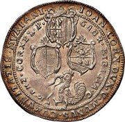 Italy 1 Osella (Giovanni Corner II) X# 32 IOAN CORN DVX V MVNVS CVMVNITATIS MVRIANI GABR BIGAGIA C M ANT CORNEL P coin obverse Italy 1 Osella (Giovanni Corner II) X# 32 IOAN CORN DVX V MVNVS CVMVNITATIS MVRIANI GABR BIGAGIA C M ANT CORNEL P coin obverse