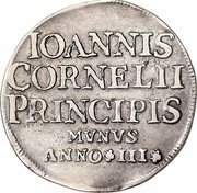 Italy 1 Osella (Giovanni Corner II) X# 228 IOANNIS CORNELII PRINCIPIS MVNVS ANNO III coin reverse Italy 1 Osella (Giovanni Corner II) X# 228 IOANNIS CORNELII PRINCIPIS MVNVS ANNO III coin reverse